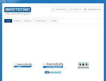 Tablet Screenshot of ibertecnic.com